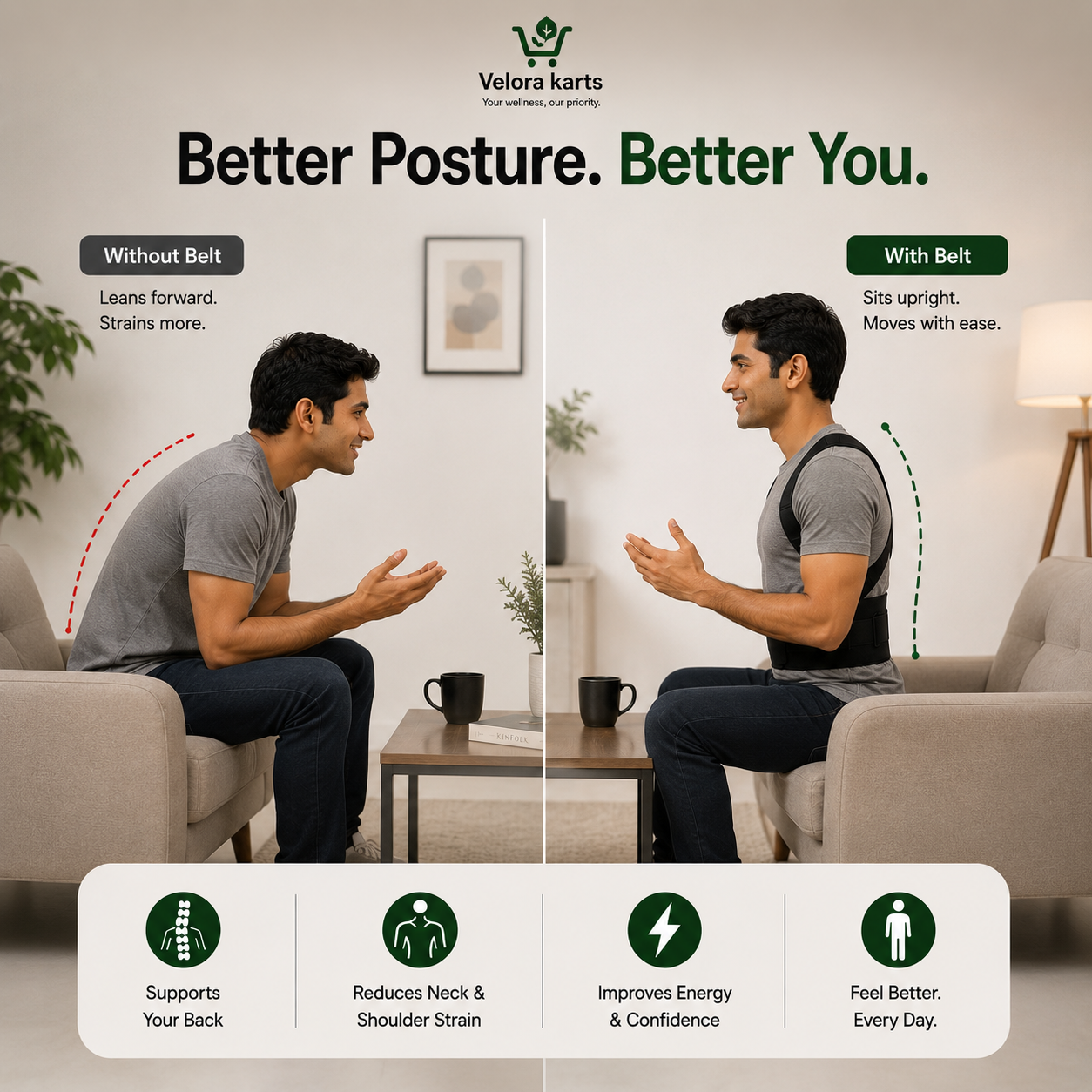 Posture Corrector For Men & Women