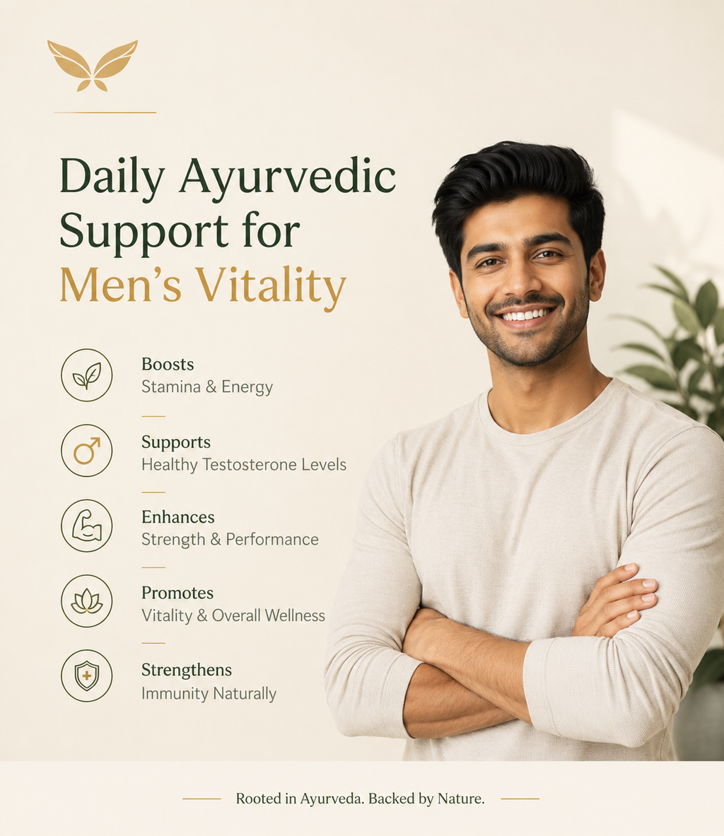 Velora Rise – Men’s Wellness Ayurvedic Formula