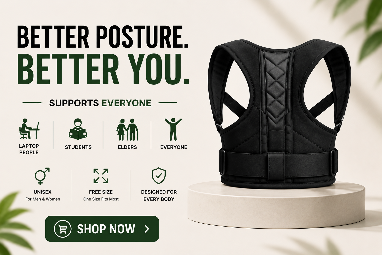 Posture Corrector For Men & Women